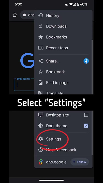 How to choose DNS for Chrome