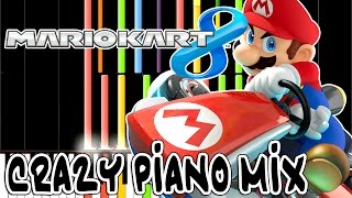 Crazy Piano Mix! ELECTRODROME [Mario Kart 8] chords