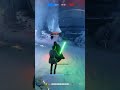 Luke’s movement catches Vader off guard #starwars #battlefront2 #ps4 #xbox #pc