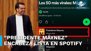 Álvarez Máynez encabeza lista de preferencias, pero musicales