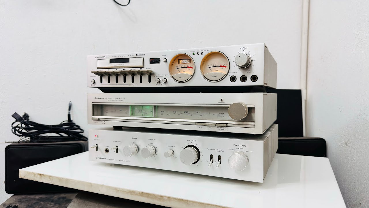 Comple pioneer 2030 lực sĩ tí hon cả bộ zin bản đánh lực tape thu phát tốt giá 5t5(03)lh 0869548538