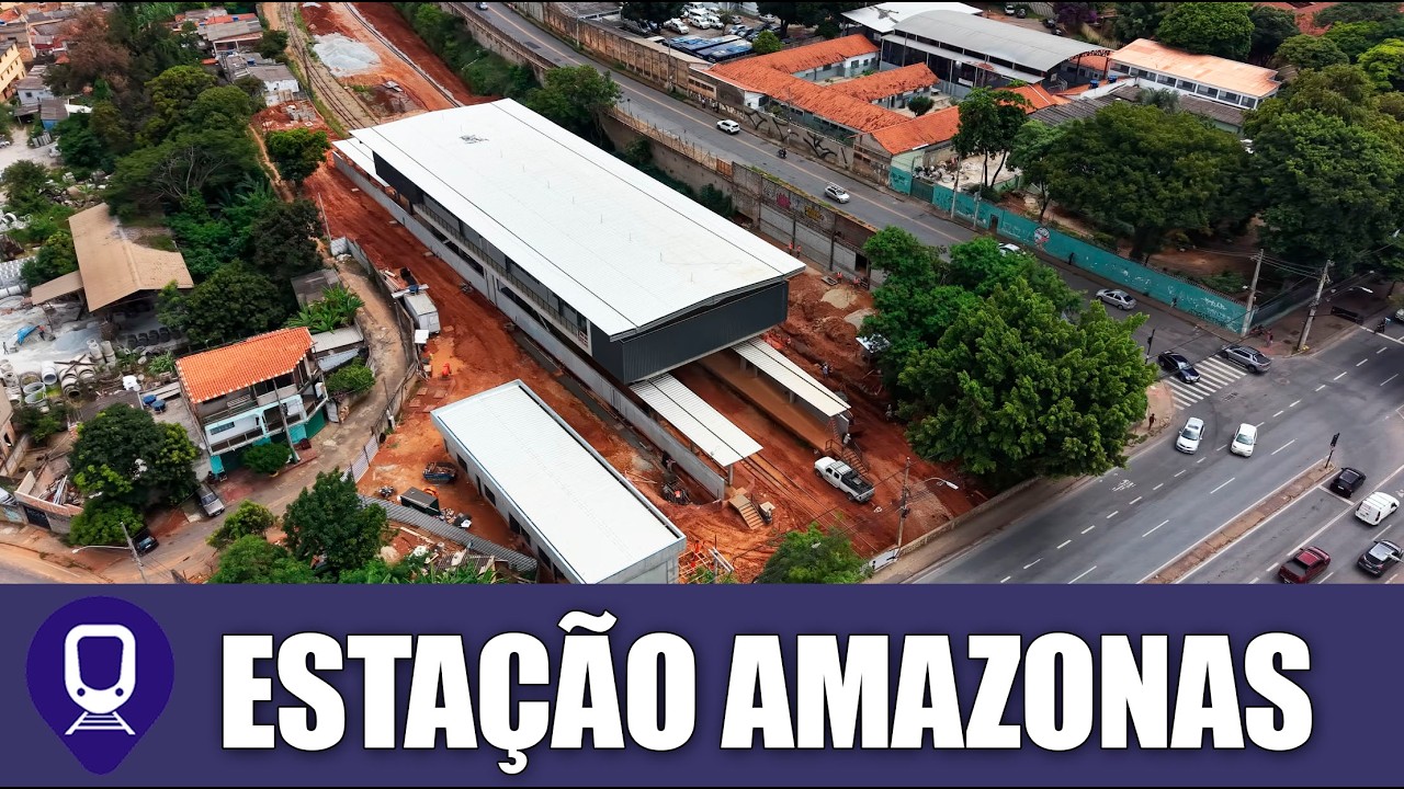 Obras Metrô BH | Estação Amazonas | Linha 2 (28/01/2026)
