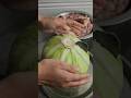 whole cabbage cutting #shorts #youtubeshorts #ytshorts #viralvideo #viral #food#cabbage #cuttingasmr