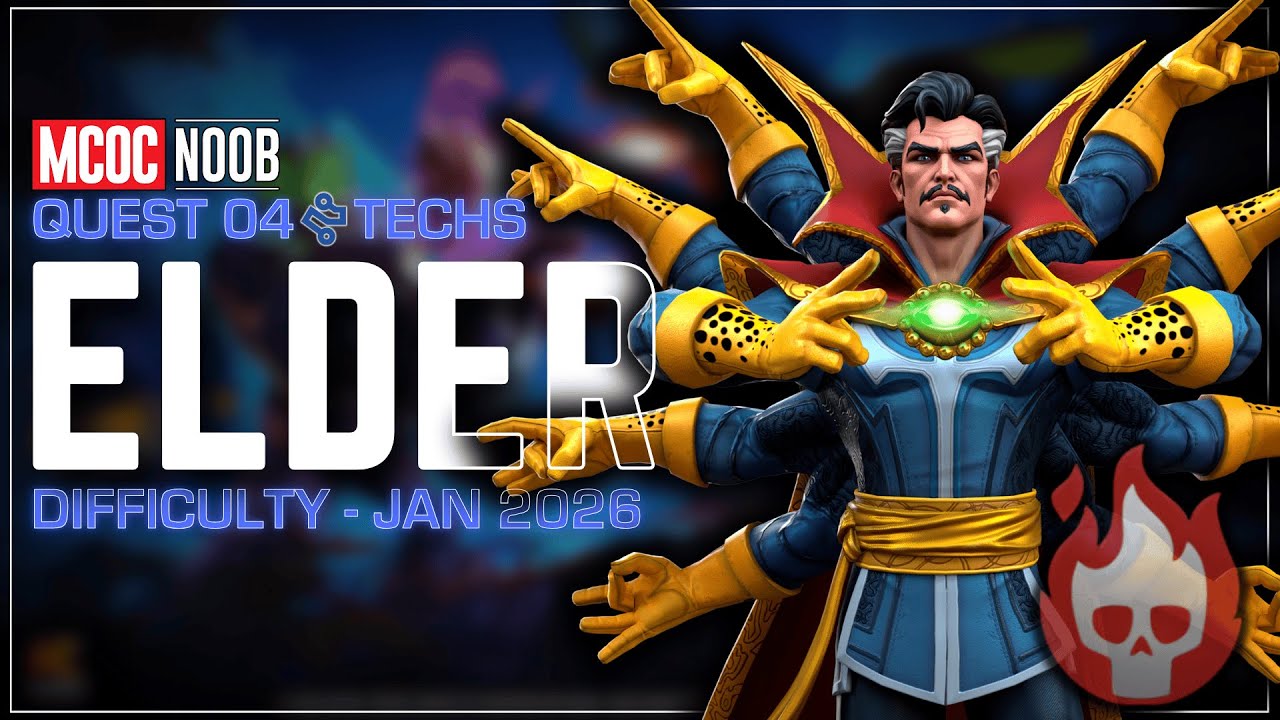 Elder Difficulty Quest 04 – Surviving the Tech Path (Jan 2026) | MCOC