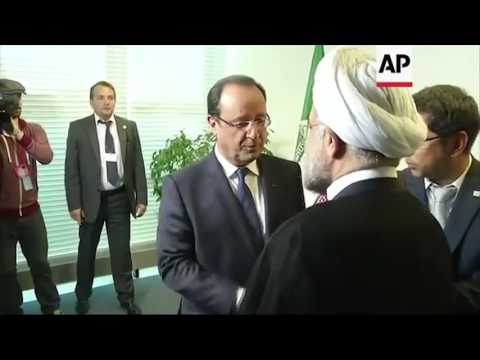 ირანის პრეზიდენტი საფრანგეთის პრეზიდენტს შეხვედება