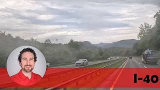 Driving I-40 West from Morganton (Exit 103) to US 74 (Exit 27)