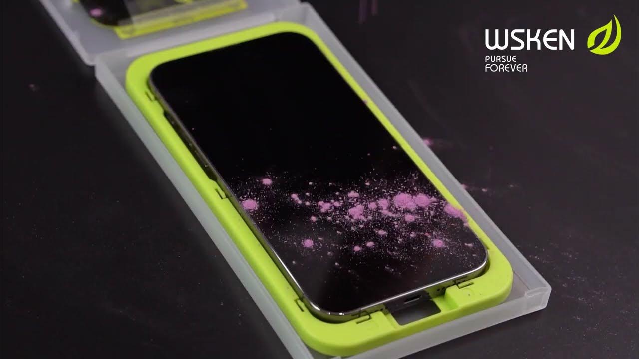 WSKEN iPhone 14 Pro /Pro Max Privacy Screen Protector with Dust Clean
