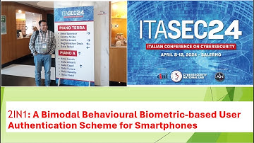 2IN1: A Bimodal Behavioral Biometric-based User Authentication Scheme for Smartphones