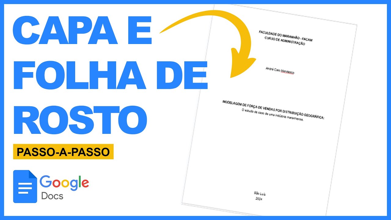 Tutorial ABNT: Capa e Folha de Rosto para TCC de forma Rápida e Fácil ...