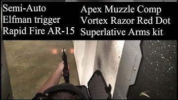 Super Fast rifle training! shooting fast! fastest shooting