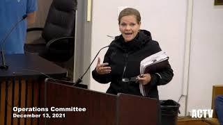 Operations Committee: December 13, 2021
