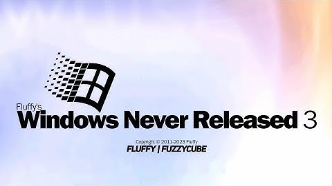 Windows Never Released 3