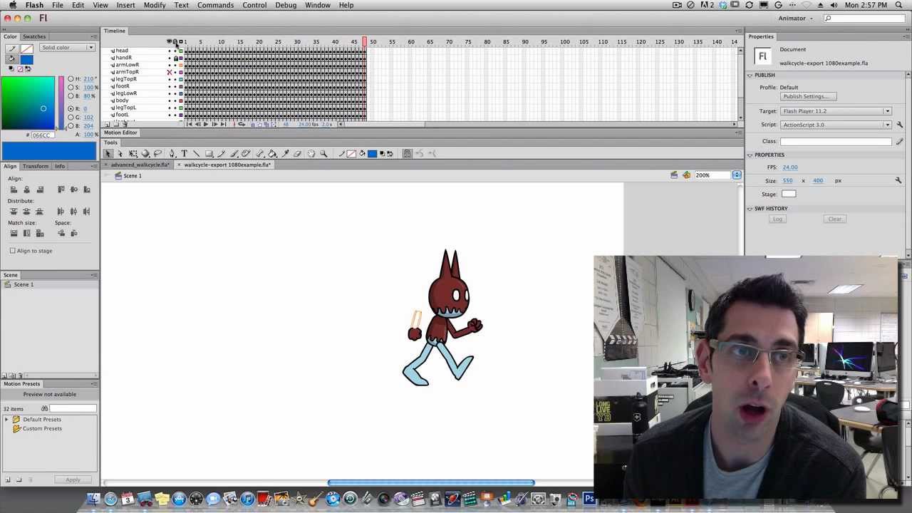 Exporting Flash Animations Part 1: Exporting JPEG Sequences - YouTube