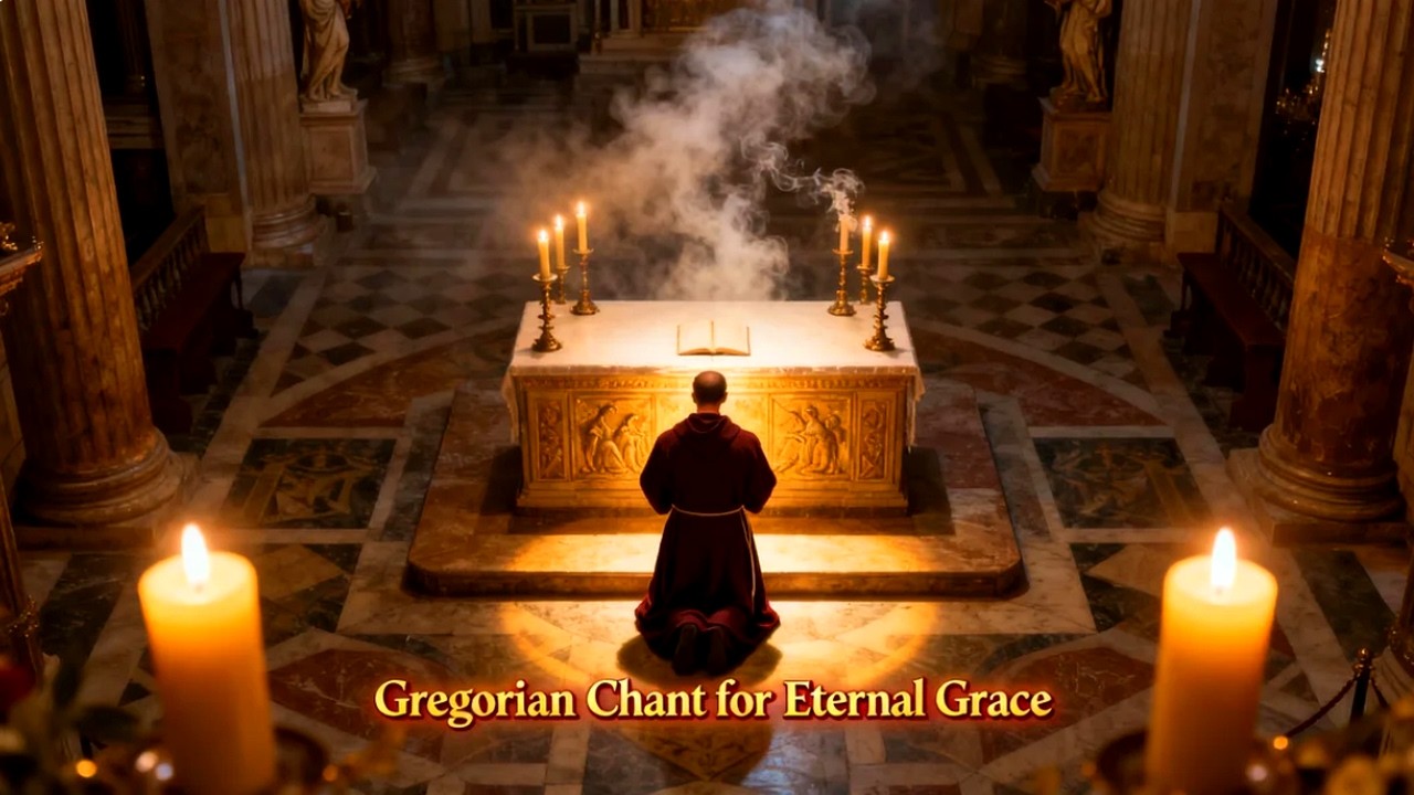 Gregorian Chant for Healing Sleep and Divine Serenity | Benedictine Ambience and Sacred Grace