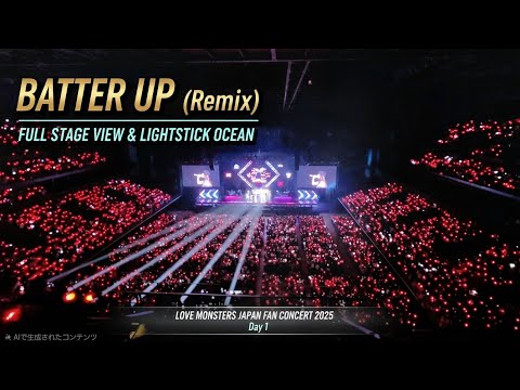 4K BABYMONSTER BATTER UP Remix Full Stage Fancam LOVE MONSTERS JAPAN Day 1
