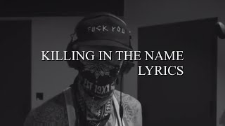 Machine Gun Kelly - Killing in the Name (Lyric Video)