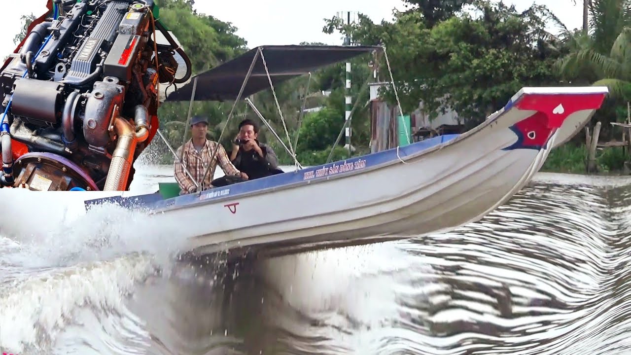 Thử Tốc Độ Vỏ Lãi 3 Tấn Gắn Máy YAMAHA 230 HP