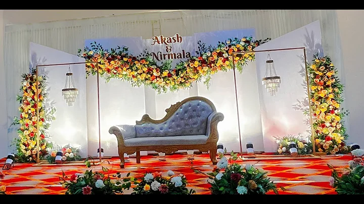 Akash & Nirmala's Wedding Reception | House Of Events Ranchi