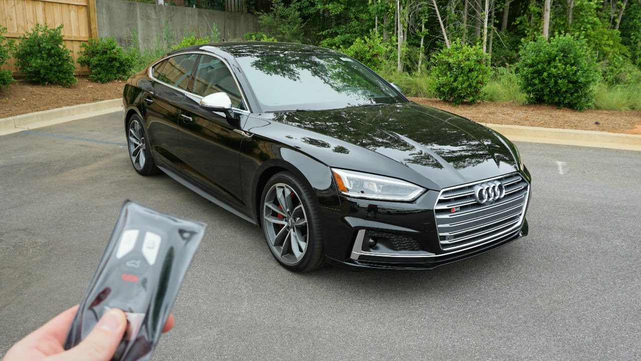 2018 Audi S5 Sportback: Start Up, Exhaust, Test Drive and Review - YouTube