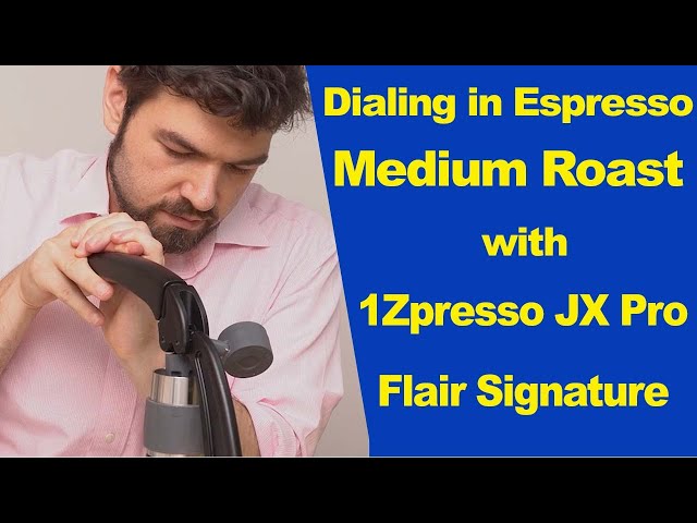Dialing in Espresso: Medium Roast Coffee on a Flair Signature and
