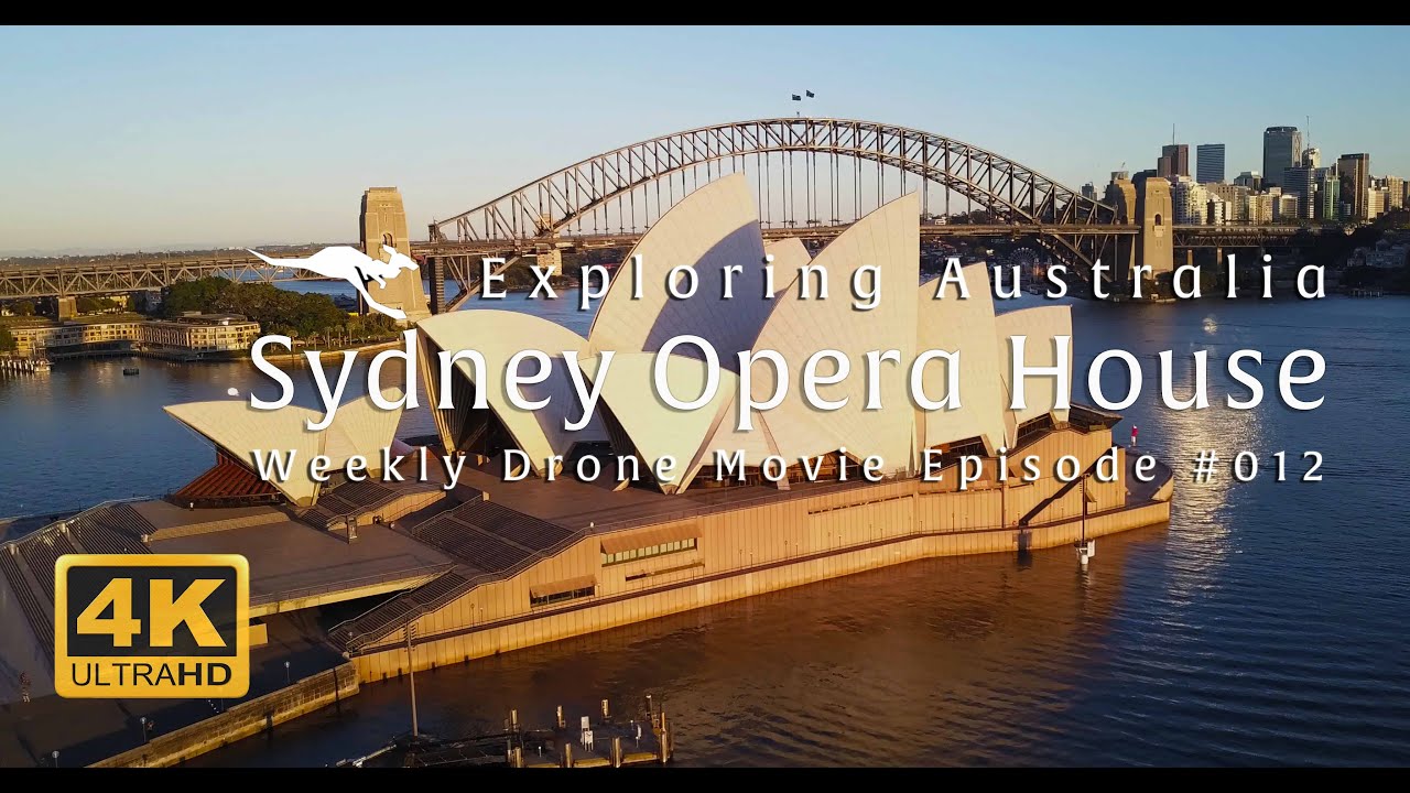 Drone Australia Sydney Opera House Mid-Week Movie 
