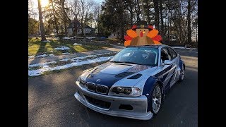 Taking BMW Racecar to Thanksgiving Dinner