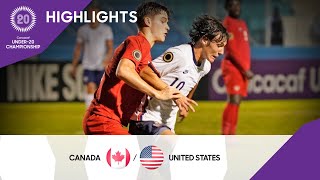 Concacaf Under-20 Championship 2022 Highlights | Canada vs United States