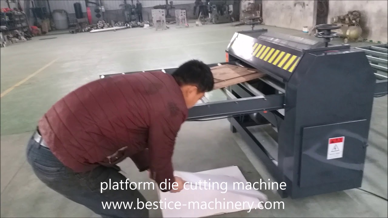 roller die cutting machine YouTube