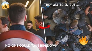 Captain America is Unstoppable |Elevator Fighting Scene| Fed Up BGM@SuperXShortsbyAmangiLL #Marvel