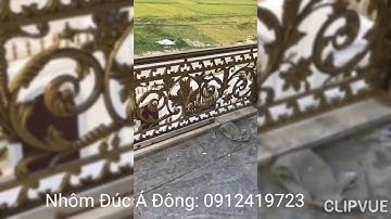 Cổng hàng rào ban công nhôm đúc: 0912419723