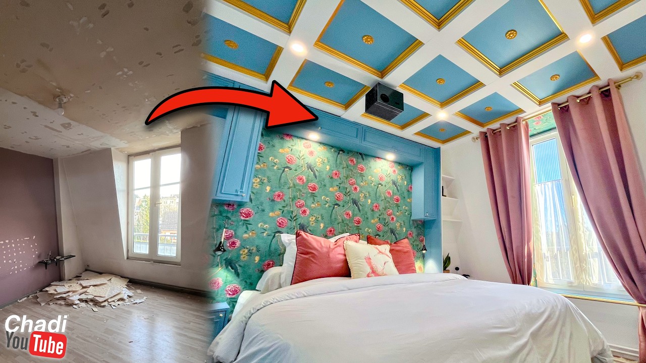 RÉNOVATION EXTRÊME DE CHAMBRE STYLE HÔTEL 5 ÉTOILES + Test Caméra IMOU