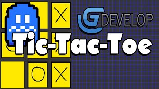 Gdevelop -  Tic-Tac-Toe Basic Template ( Free Game Engine )