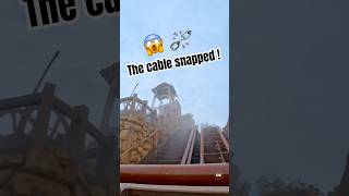 🐻 The cable snap effect from Big Grizzly Mountain Runaway Mine Cars at Hong Kong Disneyland