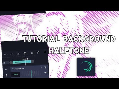 Tutorial Background Halftone Alight Motion