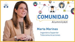 Comunidad AlumniUAH · Marta Marinas (Ingeniería Superior Telecomunicaciones)