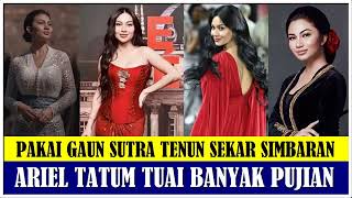 Usai Catwalk Di Paris Fashion Week Ariel Tatum Memukau Dengan Gaun Batik Sutra Tenun