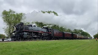 [4K] Chasing CP 2816 "The Empress" across Illinois!