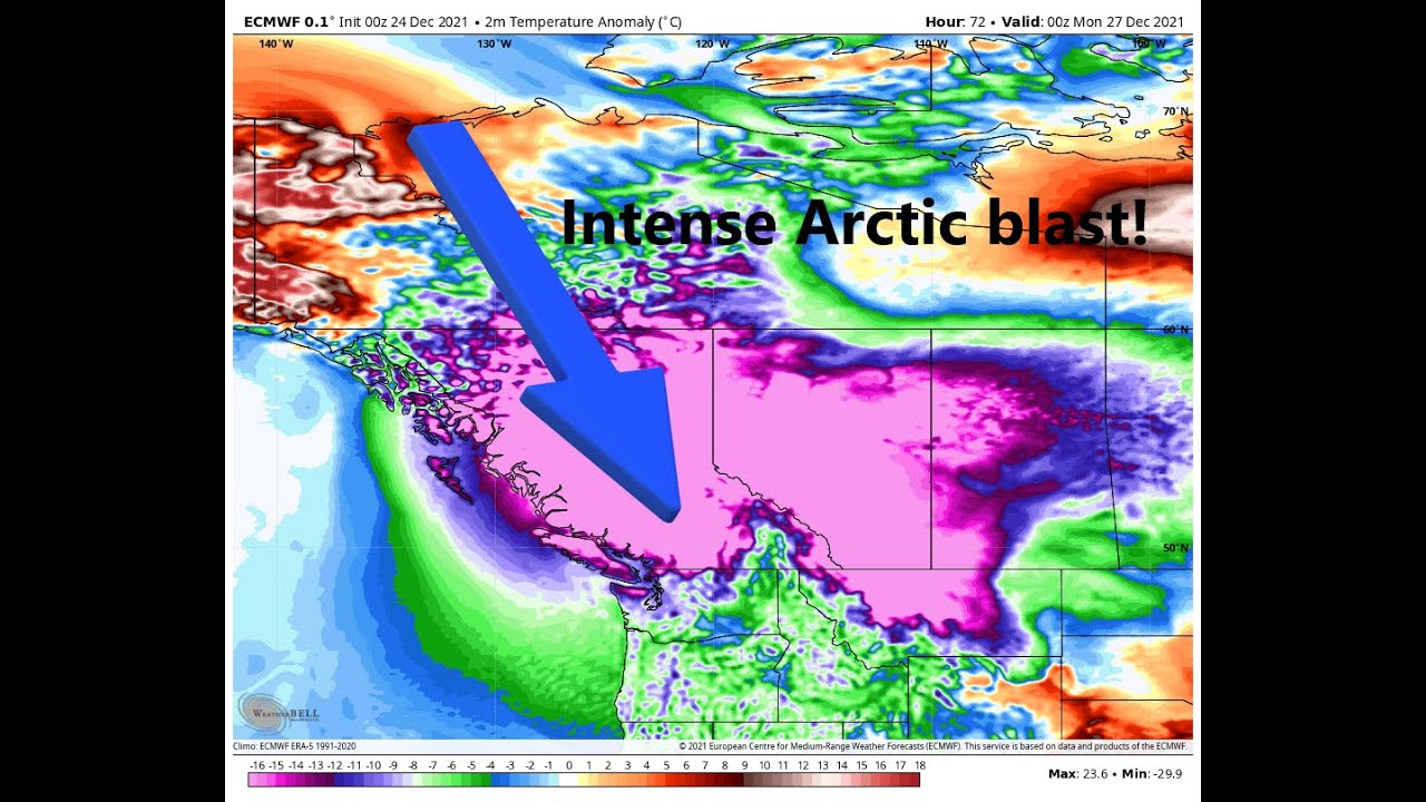 Incredibly active few days coming up for the Pacific Northwest!