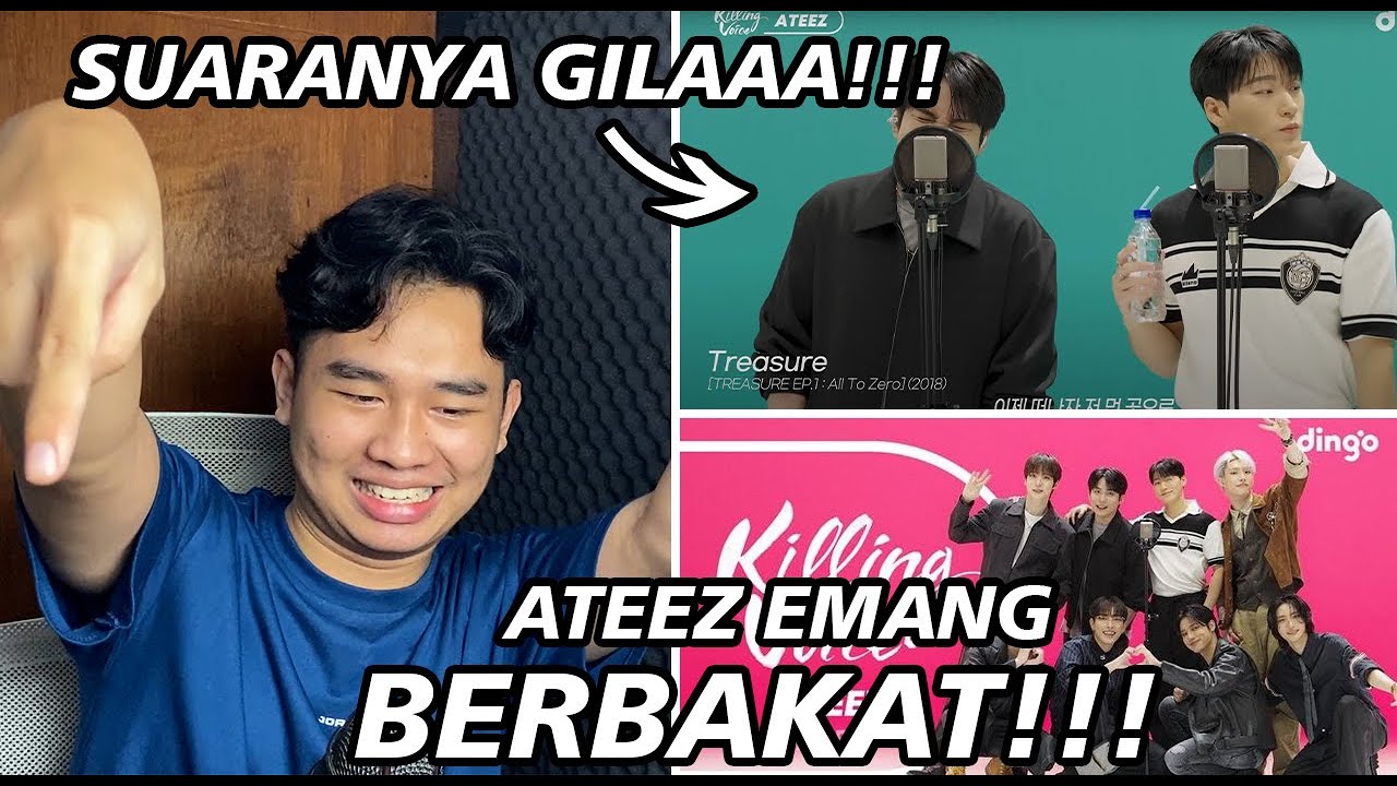 ATEEZ EMANG SEBAGUS INI!!! - ATEEZ kiling voice (reaction!!!)