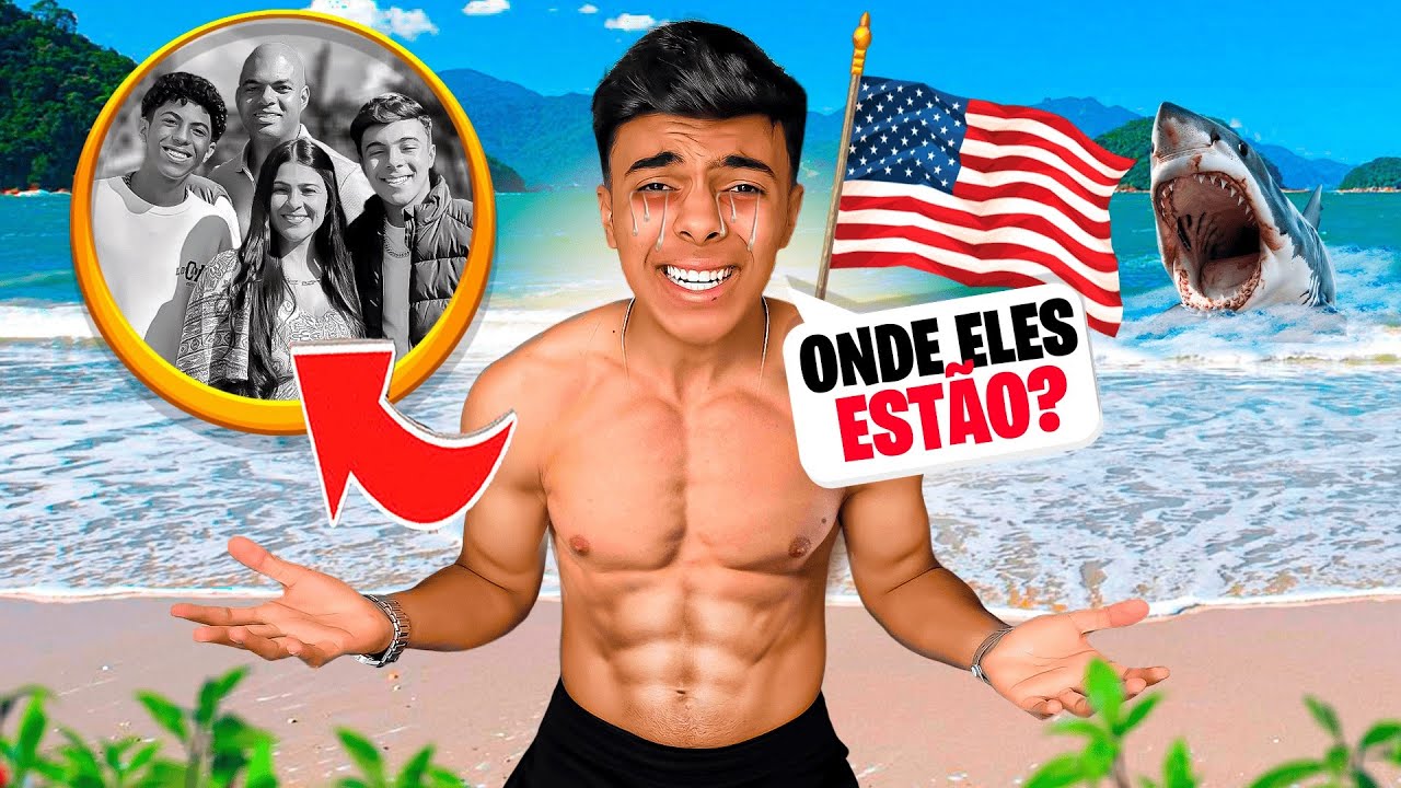 ESTEVÃO SUMIU NA PRAIA DE MIAMI, O PIOR ACONTECEU!😰 *todos sumiram?