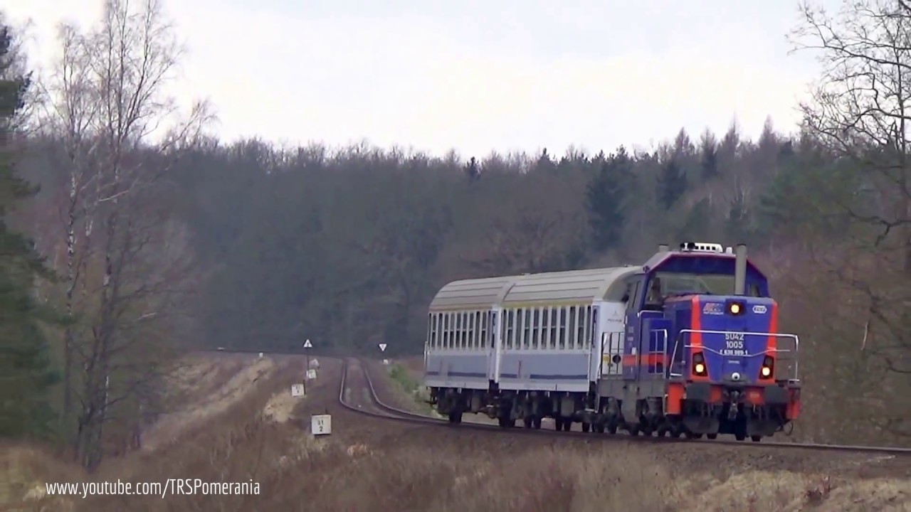 SU42-1005 z TLK KOCIEWIE w historycznym miejscu // SU42-1005 with KOCIEWIE train in historical place