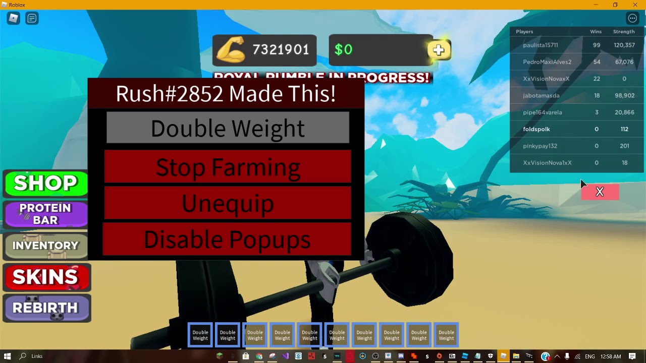 Boxing Simulator 2 Rush S Script Updated V1 3 Youtube - roblox boxing simulator 2 script pastebin