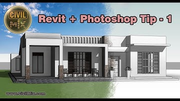 Revit + Photoshop Tip -1 by CivilMix Tutorials