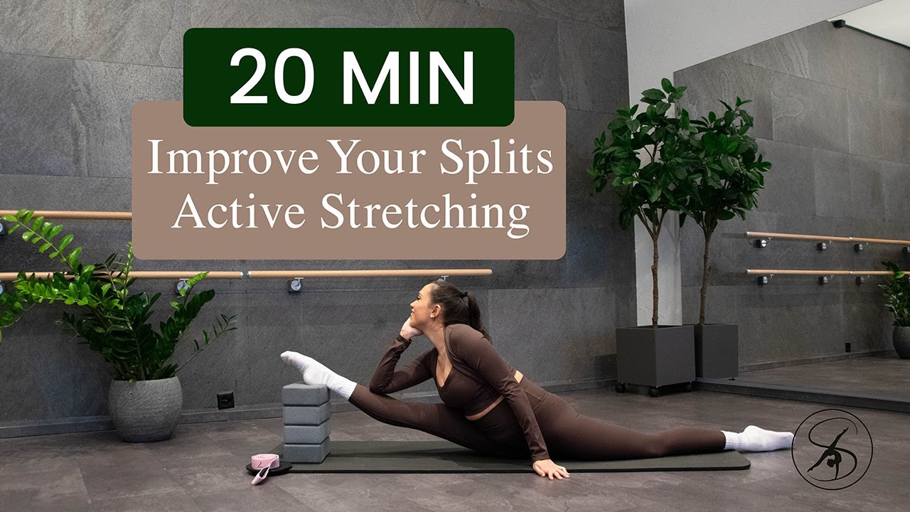 20 MIN ACTIVE SPLIT STRETCHING | fast results for all your Splits - YouTube