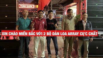 Lên Đường Bàn Giao 2 Bộ Dàn Loa Array Nhạc Sống 150 triệu về Hà Nội Và 130 triệu về Lạng Sơn.