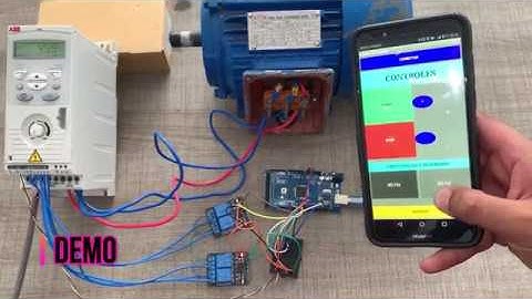 Controlar un motor trifásico desde el celular