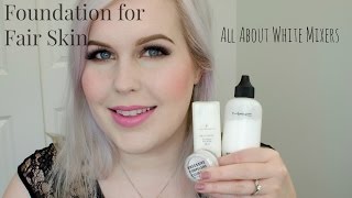 Foundation for Fair Skin, All About White Mixers @RebeccaShores
