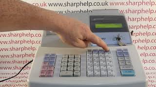 NOT ASSIGNED Error Message Sharp XEA303 / XEA406 / XEA40S Cash Registers