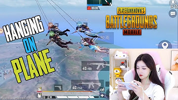 Hanging on Plane | PUBG MOBILE | RouRou Gaming !!!