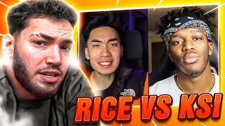 Adin Reacts to the Ricegum & KSI BEEF...